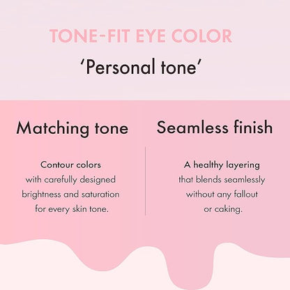 Amuse SEOUL Eye Color Palette 02 COOL ROSE | rose tones | Soft shading, makeup variety of textures, sensuous, vibrant layering, cruelty-free, eco-friendly, vegan