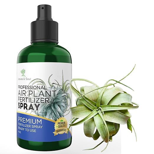 Professional Air Plant Pump Spray Fertilizer Mist | Pre Mixed for Weekly Use | Gentle Blend & Gardening Supplies | 4 oz Bottle