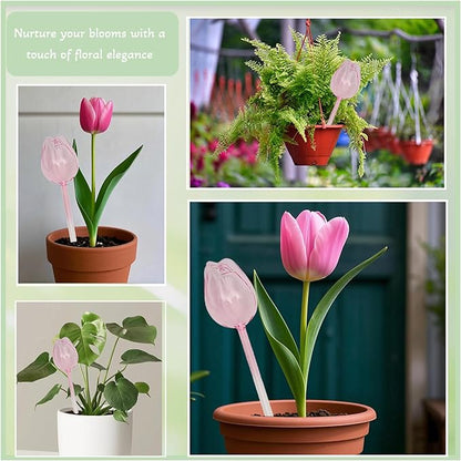 4 Pack Self-Watering Globes for Plants, Automatic Watering Bulbs for Indoor Outdoor Plants, Plant Watering Spikes for Vacation