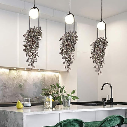 DILATATA Fake Hanging Plants Artificial Hanging Plants 181 Leaves Faux Wandering Jew Hangings Leaves Plant for Wall Shelf Home Indoor Outdoor Decor - 5 Pack