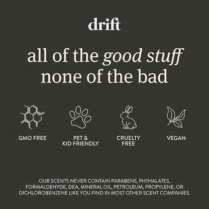 Drift Car Air Freshener - The Original Wood Air Freshener - Car Odor Eliminator - Long Lasting Scent - Metal Clip - Essential Oils - Clean Ingredients - Cabana Scent 3 Pack Refill - NO CLIP INCLUDED