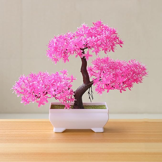 Talent Star Artificial Bonsai Tree Juniper Faux Plants Indoor Small Fake Plants Decor with Pots for Home Table Office Desk Bathroom Shelf Bedroom Living Room Farmhouse Decorations Wedding Tabletop Pi