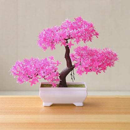 Talent Star Artificial Bonsai Tree Juniper Faux Plants Indoor Small Fake Plants Decor with Pots for Home Table Office Desk Bathroom Shelf Bedroom Living Room Farmhouse Decorations Wedding Tabletop Pi