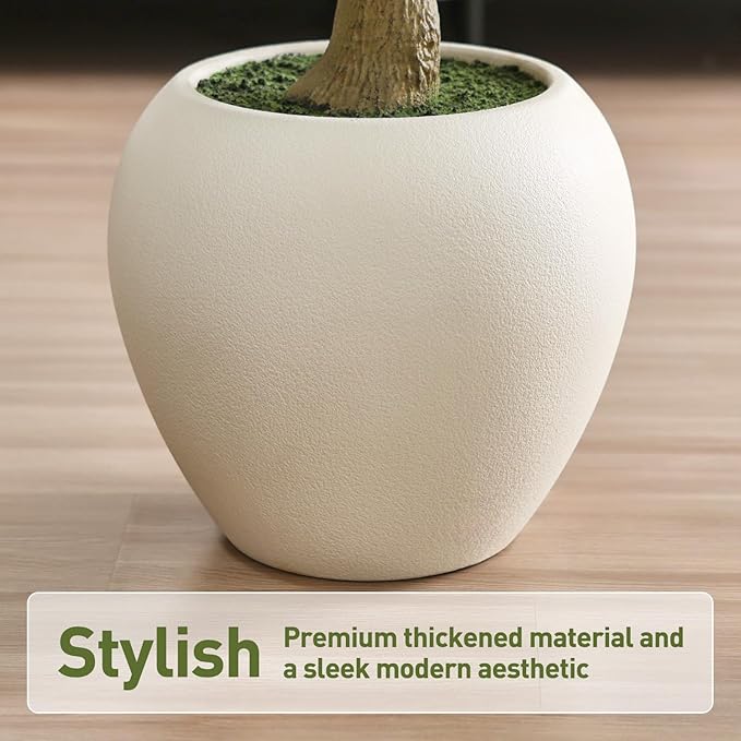 Olive Trees Artificial Indoor,6Ft Large Faux Plants,Tall Fake Tree with 12in White Round Planter,Full & Lush Faux Olive Tree for Home Decor Living Room, Office or Bedroom,Housewarming