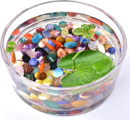 Ruby Zoisite Healing Crystal Stone Set - Natural & Polished Stones for Healing, Meditation, Reiki, Chakra, Crafting & Decoration (0.6 inches)