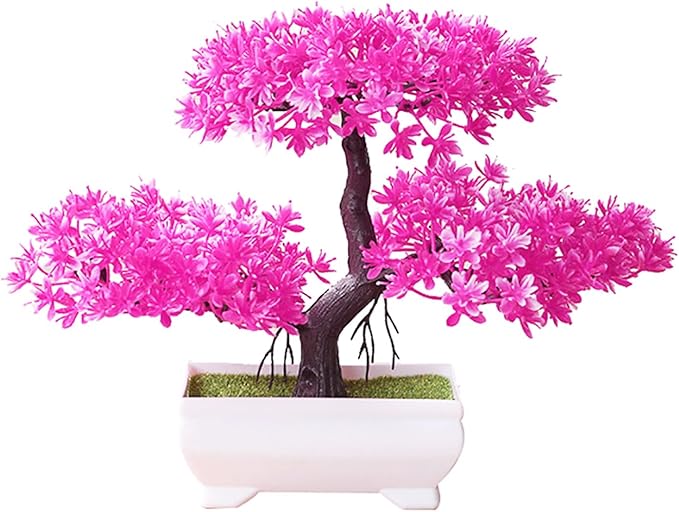 Talent Star Artificial Bonsai Tree Juniper Faux Plants Indoor Small Fake Plants Decor with Pots for Home Table Office Desk Bathroom Shelf Bedroom Living Room Farmhouse Decorations Wedding Tabletop Pi