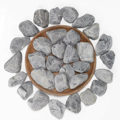 LOIOOJ Black Natural Gravel, 2-2.5 Inch Decorative Stones for Plants, Garden, and Landscaping – 40LB, Ideal for Walkways, Vases, Crafting, Home Decor, and Outdoor Landscaping