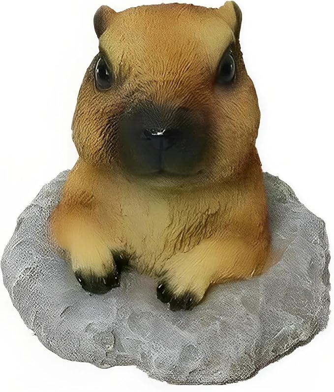 Groundhog Statue - Charming Groundhog Garden Animal Statue: Lifelike Decor Accent for Your Yard or Patio - Add Personality to Your Outdoor Space
