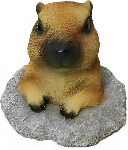 Groundhog Statue - Charming Groundhog Garden Animal Statue: Lifelike Decor Accent for Your Yard or Patio - Add Personality to Your Outdoor Space