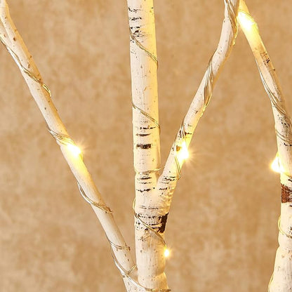 Hairui Lighted Branches 150L 8 Functions Warm White and Multicolor Fairy Lights 30IN for Room Easter Christmas Holiday Decoration