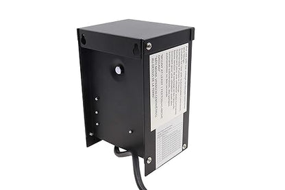 GKOLED ETL Listed 120W Low Voltage Transformer with Photocell and Timer, 120V AC to 12V AC Outdoor Power Pack, Dual Isolated Outputs, for Landscape Lighting Systems, Fully Encapsulated Toroid Core