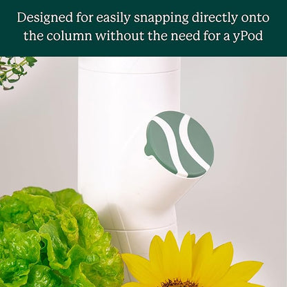 Gardyn Caps for Your Gardyn Hydroponics Growing System & Indoor Garden - Perfect Solution for a Cleaner & More Beautiful Garden - Must-Have for Growing Fewer Than 30 Plants - 10 Pack, Sage Green