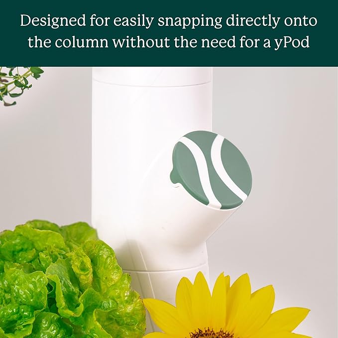 Gardyn Caps for Your Gardyn Hydroponics Growing System & Indoor Garden - Perfect Solution for a Cleaner & More Beautiful Garden - Must-Have for Growing Fewer Than 30 Plants at a Time - 10 Pack, Red