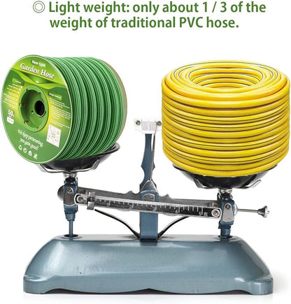 persevere Garden Hose Lightweight Water Hose Kink Free Watering Hose Soft Farm Hose for Watering Lawn, Yard, Garden, Car Washing and Home Cleaning 50FT