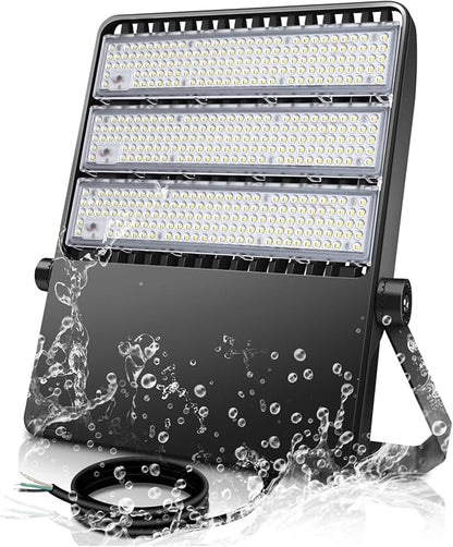 360W Stadium Flood Light Fixture Outdoor LED, 50800 LM 110-270v Commercial Super Bright Yard Light 5000k, IP65 Waterproof Exterior Yoke Mount Lighting Security for Arena, Field, Sport, Court
