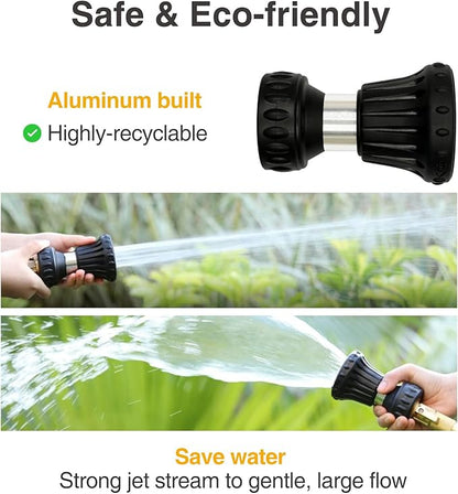 Cyprium Water Hose Nozzle Spray Water Nozzles For Garden Fireman Style Hose Nozzle Outdoor Hose Nozzle Sprayer High Pressure Watertight Connections For Reliable Use In Gardening, Cleaning