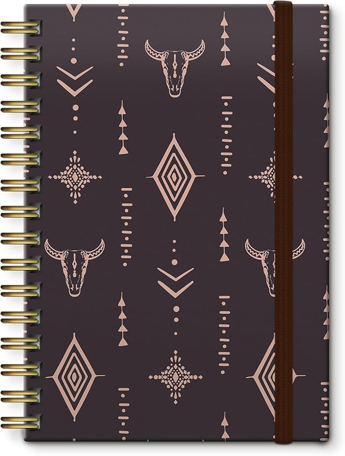 Cute Spiral Journal Notebook,Binding with Premium Paper for Girl Women,Cool Funny 120 Pages,100gsm A5 College Ruled NotebookJournal,Perfect for Gifts Nurse Teacher Women(Cute Cow)