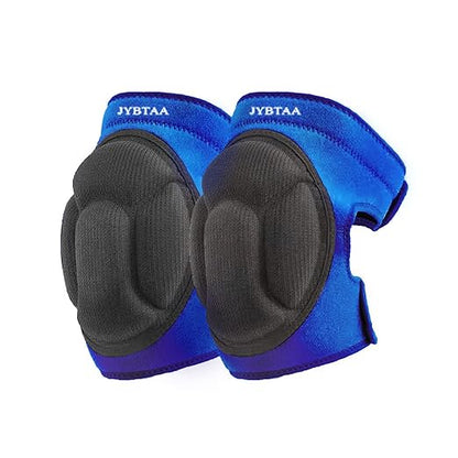 Gardening Knee Pads for Women & Men with Adjustable Non-Slip Straps — Perfect Foam Knee Pad for work, Garden, Yard, Mechanic, Womens Knee Pads for Cleaning Floors or Soft Kneeling Pads for Christmas, Blue L (1 Pair)