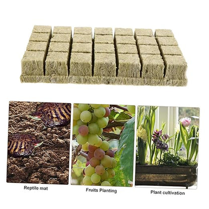 Sosoport 84pcs Gardening Seedling Blocks Degradable Hydroponic Fertilizer Plugs Efficient Plant Transplanting for Flowers Vegetables
