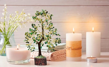 Green Jade Crystal Tree, Chakra Tree, Tree of Life, Chakra Tree, Feng Shui Tree, Healing Crystal, Gemstone Tree, Crystal Gifts, Healing Stones, Spiritual Gifts