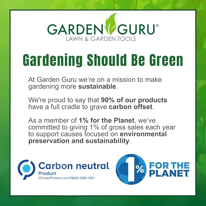 Garden Guru 2 in 1 Ratchet Pruning Shears Clippers – 4X Cutting Power – Ratcheting Garden Anvil Pruners Scissors - Ergonomic Grip - Makes Tough Cuts Easy - Great for Seniors & Arthritic Hands