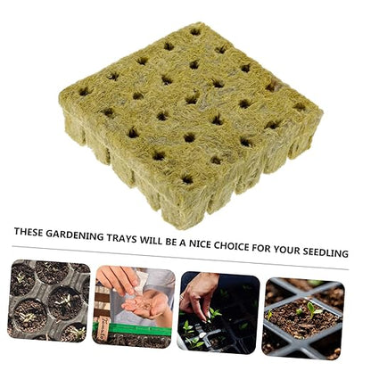 Sosoport 125pcs Soilless Cultivation Inserting Seedlings Nutrient Block Plant Fertilizer Easy to Use for Vegetable Flower Garden