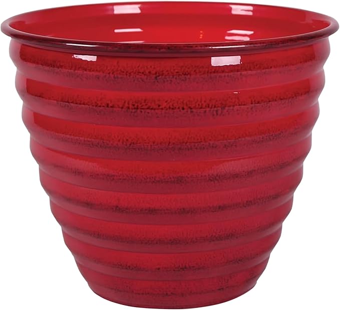 Headwind Robert Allen Ironstone Decorative Planter Avondale Classic Collection, Autumn Blaze, 10-Inch