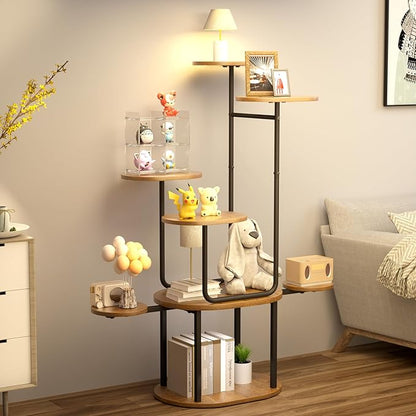 Plant Stand Indoor 8 Tier, Corner Plant Stand for Indoor Plants, 38.58" Tall Plant Stands, U-Shape Corner Shelf for Multiple Plants, Metal Plant Shelf for Living Room, Balcony, Patio, Garden