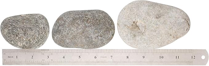 LANIAKEA 20 Pcs River Rocks for Painting, 3-5 Inch River Rocks Caft Rocks for Arts Multi-Color Painting Rocks for Kids Project, Crafts and Home Decoration