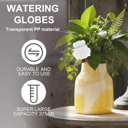 3Pcs Frog Plant Self Watering Globes for Indoor and Outdoor Plastic Water Bulbs Top Fill Plant Watering Globes Slow Release Terracotta Plant Watering Devices System for Plants, Clear