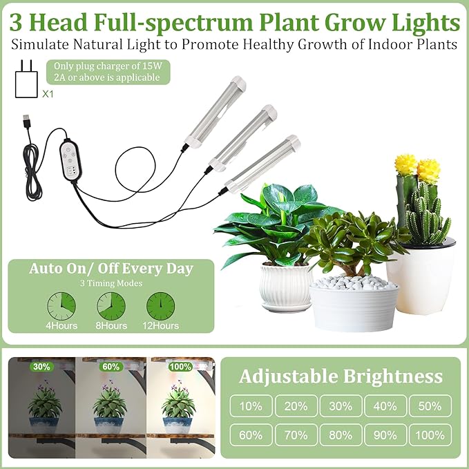 plant stand with lights for indoor plants, 7 Tiered Indoor Plant Shelf, 60" Corner Plant Stand with grow light, Metal tall Plant Flower Display Shelves, Tree-Shaped Plant Rack for Home, Patio, Black