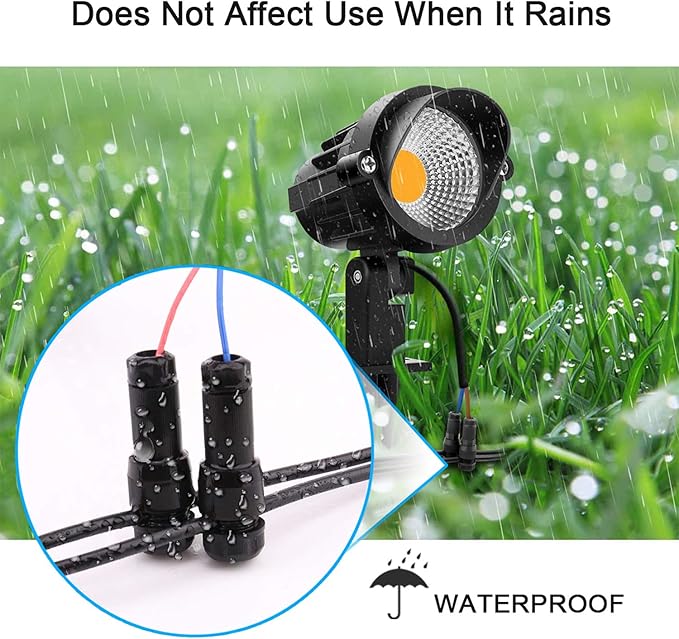 iCreating 30Pack Low Voltage Wire Connector AC 12V, Landscape Lighting Connectors Waterproof for 12/2 14/2 Gauge Low Voltage Wire Connectors for Outdoor Path Lights Spotlights In-Ground Lights