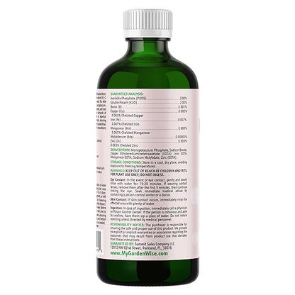 0-3-2 Giant Bloom: Orchid Bloom Enhancer - Orchid Bloom Booster - Orchid Food Fertilizer Concentrate - Chelated Nutrients for Healthy Flower & Reblooms (16 OZ)