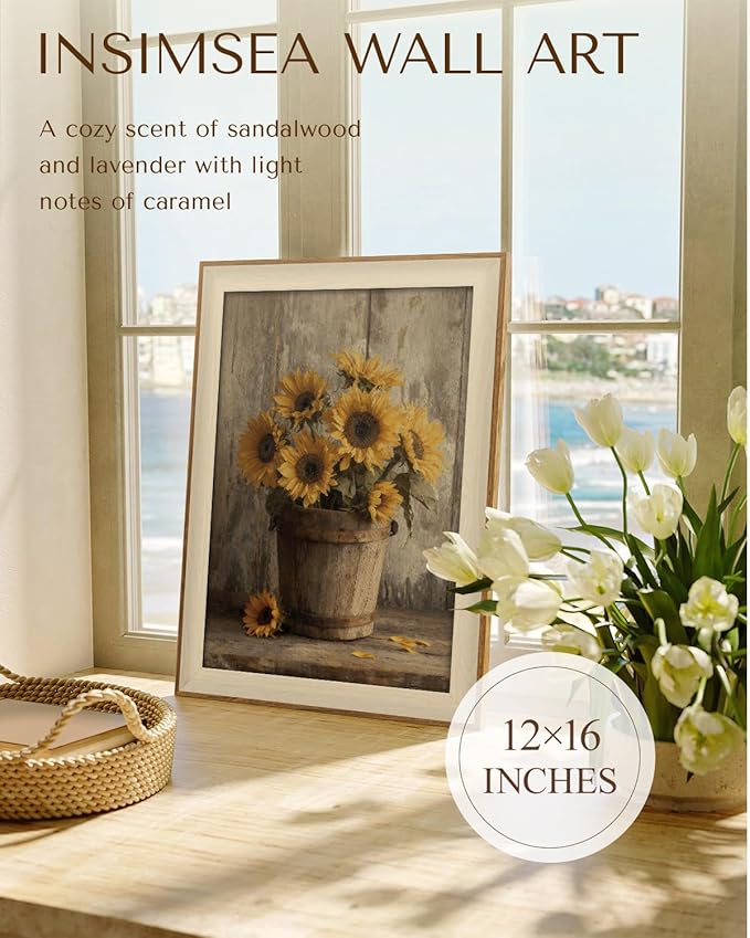 InSimSea Framed Wall Art laohauxin-kuanbiankuang0122 SK1308 16" L x 12" W