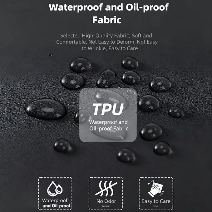 JDSWANLA Waterproof Apron, Environmentally Friendly TPU Oil Resistant Apron,Suitable for Families Gardening Coffee Shops Art Studios Hair Salons shops Barbecue Suitable for Both Men and Women