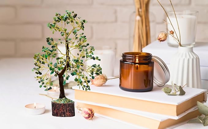 Green Jade Crystal Tree, Chakra Tree, Tree of Life, Chakra Tree, Feng Shui Tree, Healing Crystal, Gemstone Tree, Crystal Gifts, Healing Stones, Spiritual Gifts