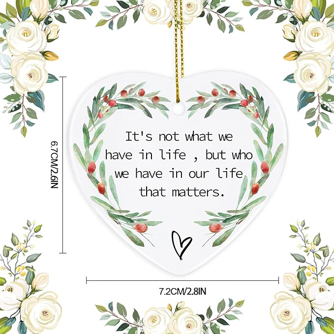 Friendship Ornaments - Christmas & Birthday Gifts for Women - Home Decor