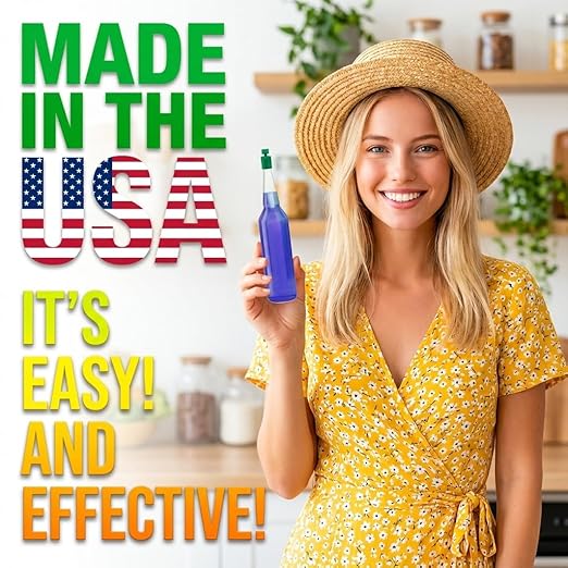 All-Purpose Liquid Plant Food Fertilizer (6-Pack) | Easy No-Mix Spikes for Indoor House Plants & Outdoor Flowers | Bloom Booster Nutrient Solution for Vibrant Growth & Strong Roots | Made in The USA