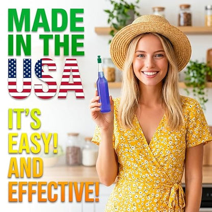 All-Purpose Liquid Plant Food Fertilizer (6-Pack) | Easy No-Mix Spikes for Indoor House Plants & Outdoor Flowers | Bloom Booster Nutrient Solution for Vibrant Growth & Strong Roots | Made in The USA