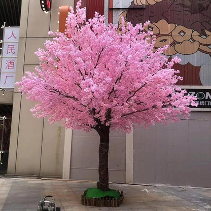 Cherry Blossom Tree Wishing Tree Handmade Shopping Wedding Party Indoor and Outdoor Decoration Artificial Cherry Blossom Tree (13.12ftX13.12ft)