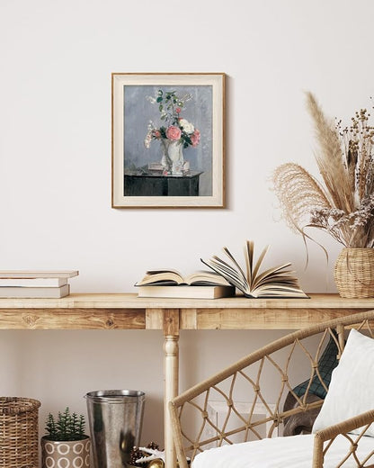 InSimSea Framed Canvas Wall Art for Living Room,Vintage Laundry Room Art Print, Antique Oil Painting, Country Landscape Vintage Wall Art Canvas,For Living Room, Bedroom, Office,Gallery 10x12In