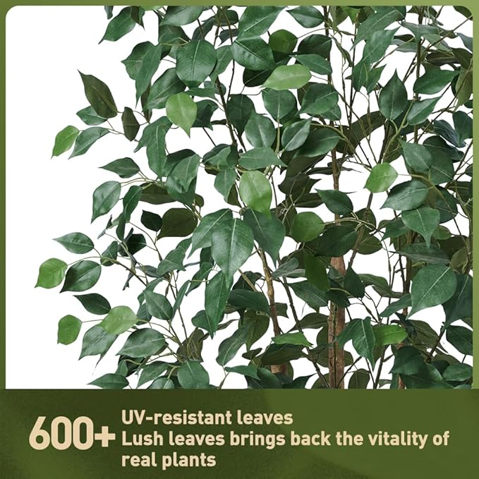 Artificial Olive Tree 5ft, Tall Fake Tree for Indoor & Outdoor Decor with Black Pot & Pebbles, UV Resistant Silk Leaves, Realistic Faux Potted Plant for Living Room,Office,Home Decor,VN137