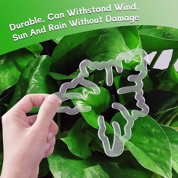 4 Pcs Turtle Shell Bamboo Clamp Set，Sturdy Turtle Shell Clamp Set for Garden Flower Stems，Plant Stem Holder Support Kit for Gardens，Bamboo Plant Stem Support for Gardeners or Home (2 Styles)