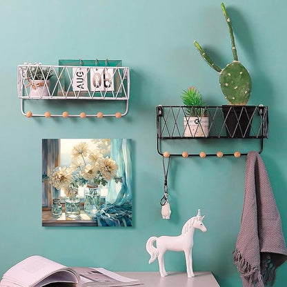 LAIART Modern floral wall art bathroom wall decor canvas picture print