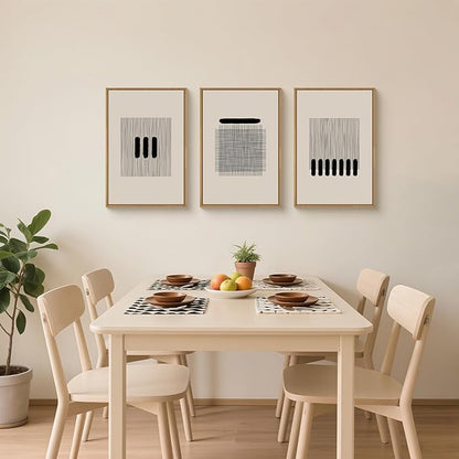 HLNIUC Christian Framed Wall Art Set of 3,Jesus Leaves the 99 Sheep Religious Wall Decor(24x36),Minimalist Abstract Bible Line Canvas Painting,70x7 Forgiveness Artwork for Church,Living Room,Bedroom