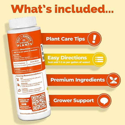 TPS NUTRIENTS Liquid 10-10-10 Fertilizer for Plants, Triple Ten NPK Plus Iron and Micros, Liquid Plant Food, 32 oz (1 Quart)