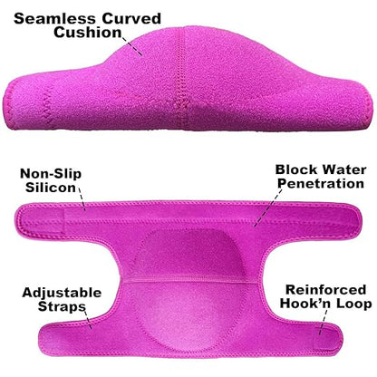 Knee Pads for Kneeling Work, Soft Garden Knee Pad for House Cleaning Worker, Waterproof Foam Cushion, Safety Knee Protector for Flooring and Carpet Installers, Prefect Gifts for Mens Womens for Christmas, Pink L (1 Pair)