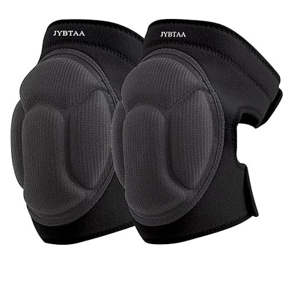 Men/Women Knee Pads For Cleaning, Work, Mechanic, Floors,With Soft Foam Kneepads Perfect For Christmas for Gardening and Housework,Painter,Housekeeping,Weeding/Planting,Photographe.Black L (1 Pair)