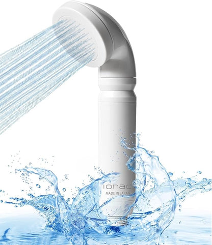 【Made in Japan and innovative technology】 IONAC shower head with filter, water softener shower, spa at home, suitable for atopy, water-saving shower head (Filter)