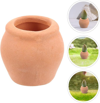 8Pcs Mini Succulent Plant Pots Small Terracotta Clay Planters for Desktop and Windowsill Gardening Nursery with Drainage Holes